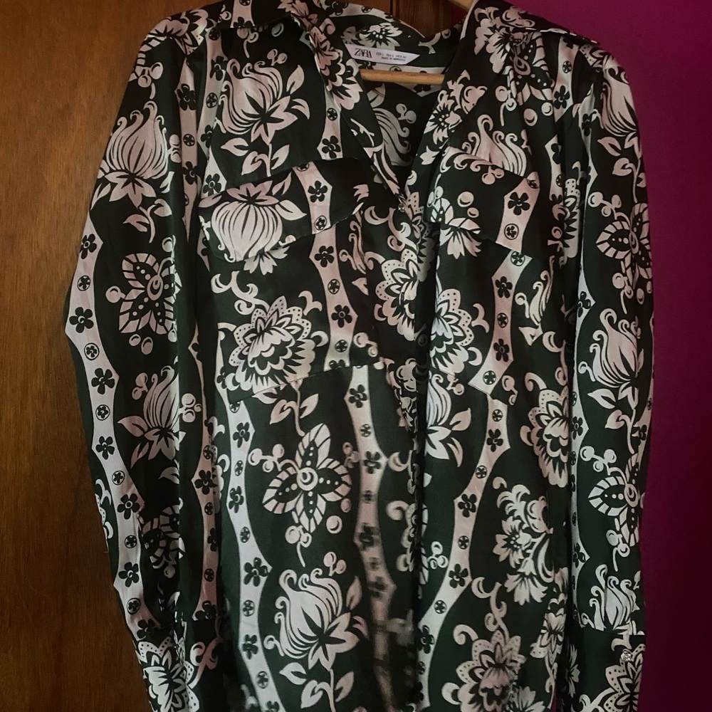 Zara button up